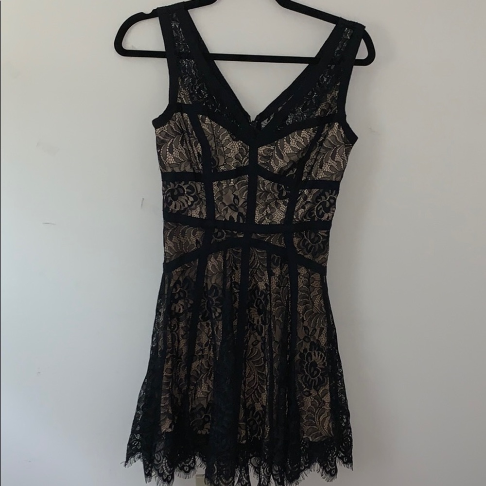 Bebe Black Lace Dress